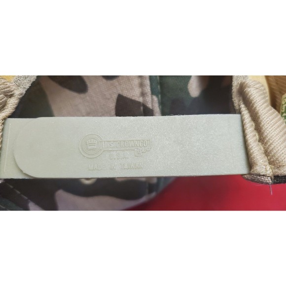 Vintage Segovia Travel Center Camouflage Foam Snapback Hunting Hat Cap - Picture 8 of 8